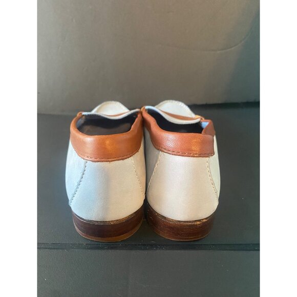 G.H. Bass Weejuns Light Blue Suede and Brown Leather Loafer 9 - Picture 3 of 7